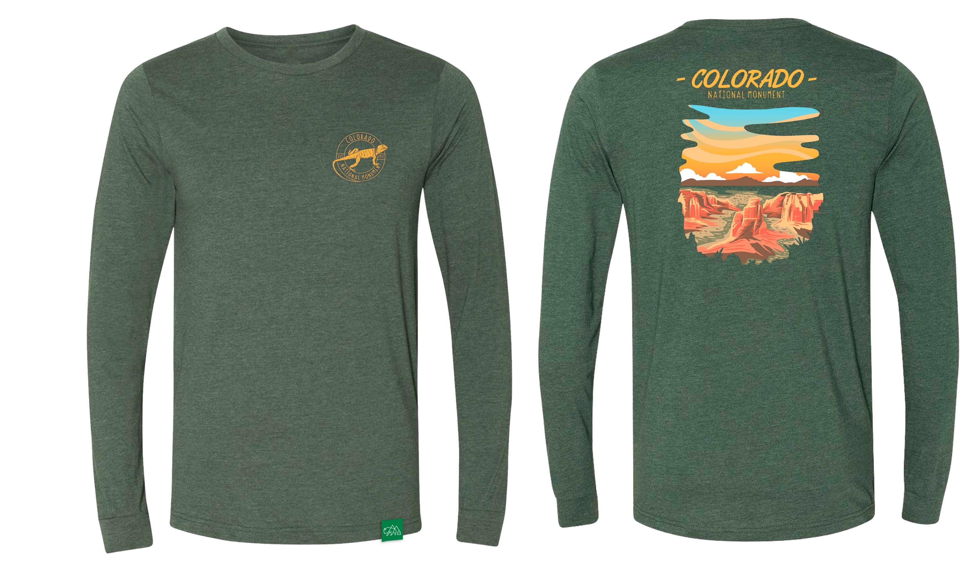 Velour Long Sleeve Pocket Shirt in Forest
